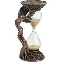 Νύμφη του Δάσους & Κλεψύδρα 5' (Αγαλμα Ηλεκτρόλυσης Μπρούτζου, Ρητίνης 15.5εκ)